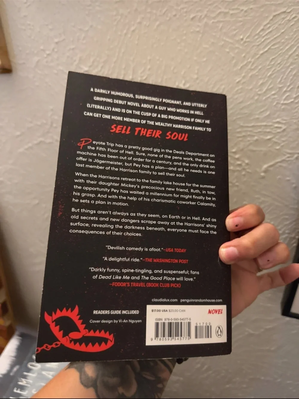 Sign Here by Claudia Lux - Black & Red Paperback Novel